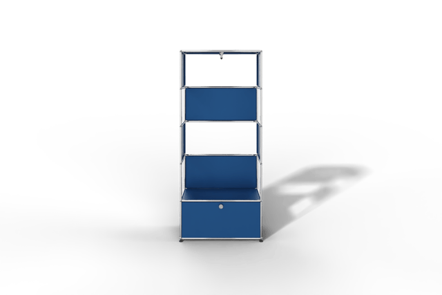USM Haller Garderobe, 750 mm breit, mit Klapptüre