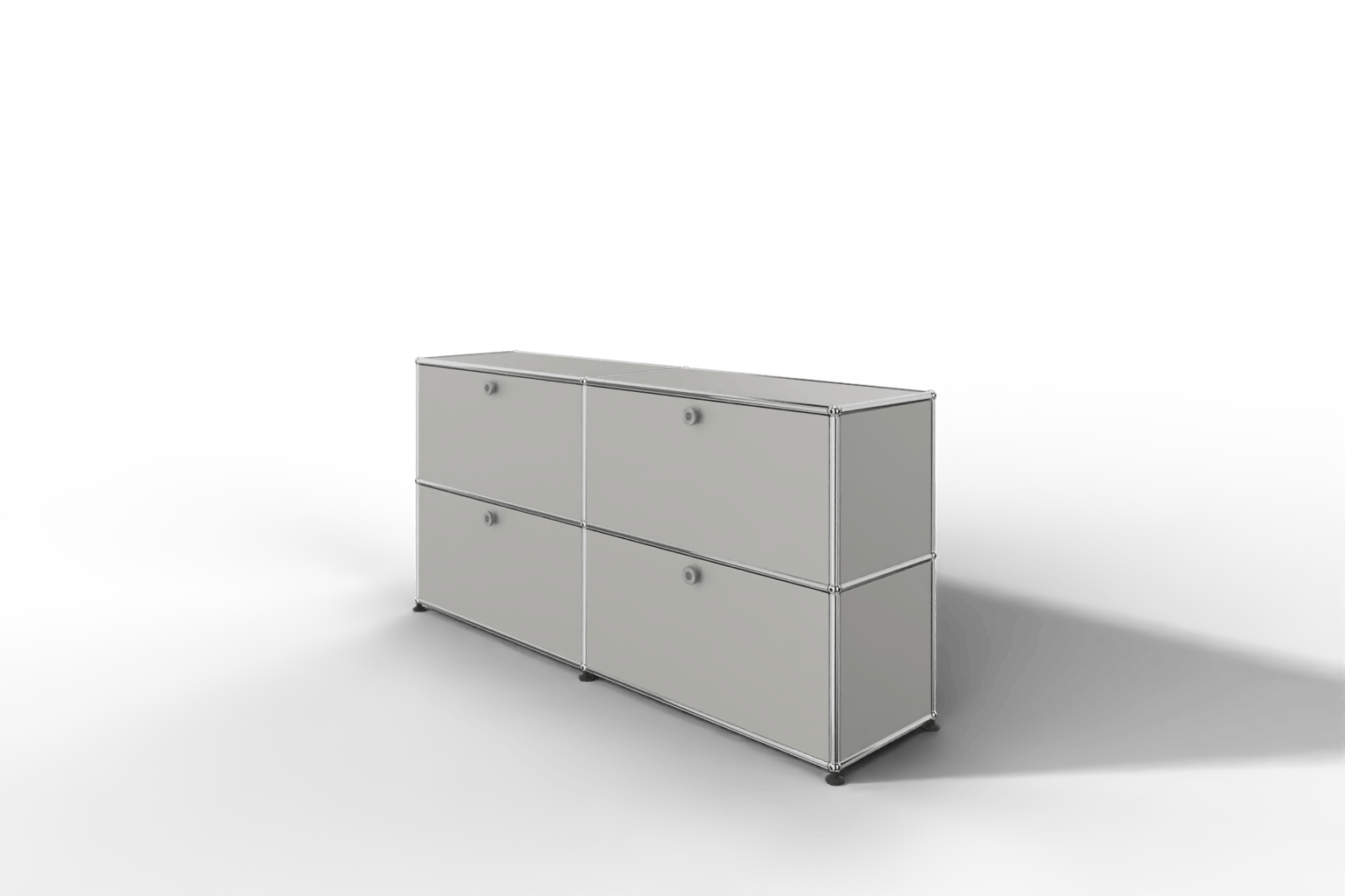 Farbe wählbar - USM Haller Sideboard, mit 4 Klapptüren Produktbild