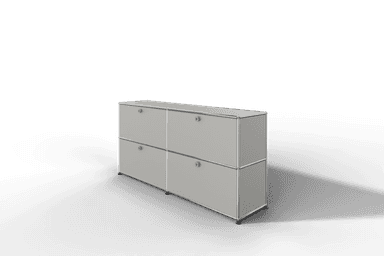 Farbe wählbar - USM Haller Sideboard, mit 4 Klapptüren Produktbild