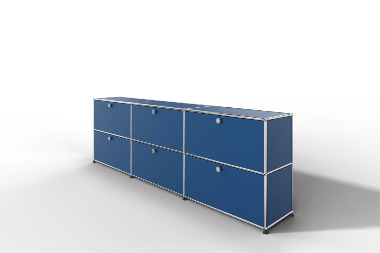 USM Haller Sideboard, mit 6 Klapptüren, von Paul Schärer & Fritz Haller Produktbild