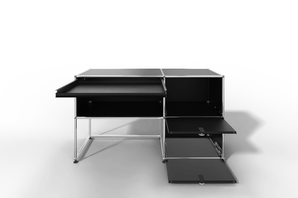 USM Haller Arbeitsplatz mit zwei Klapptüren Produktbild