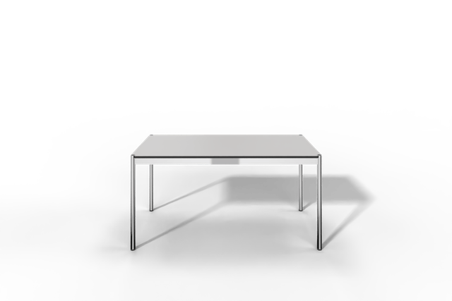 USM Haller Tisch, Tiefe 750 mm, in Kunstharz, aus 4 Farben wählbar, Tischlänge wählbar