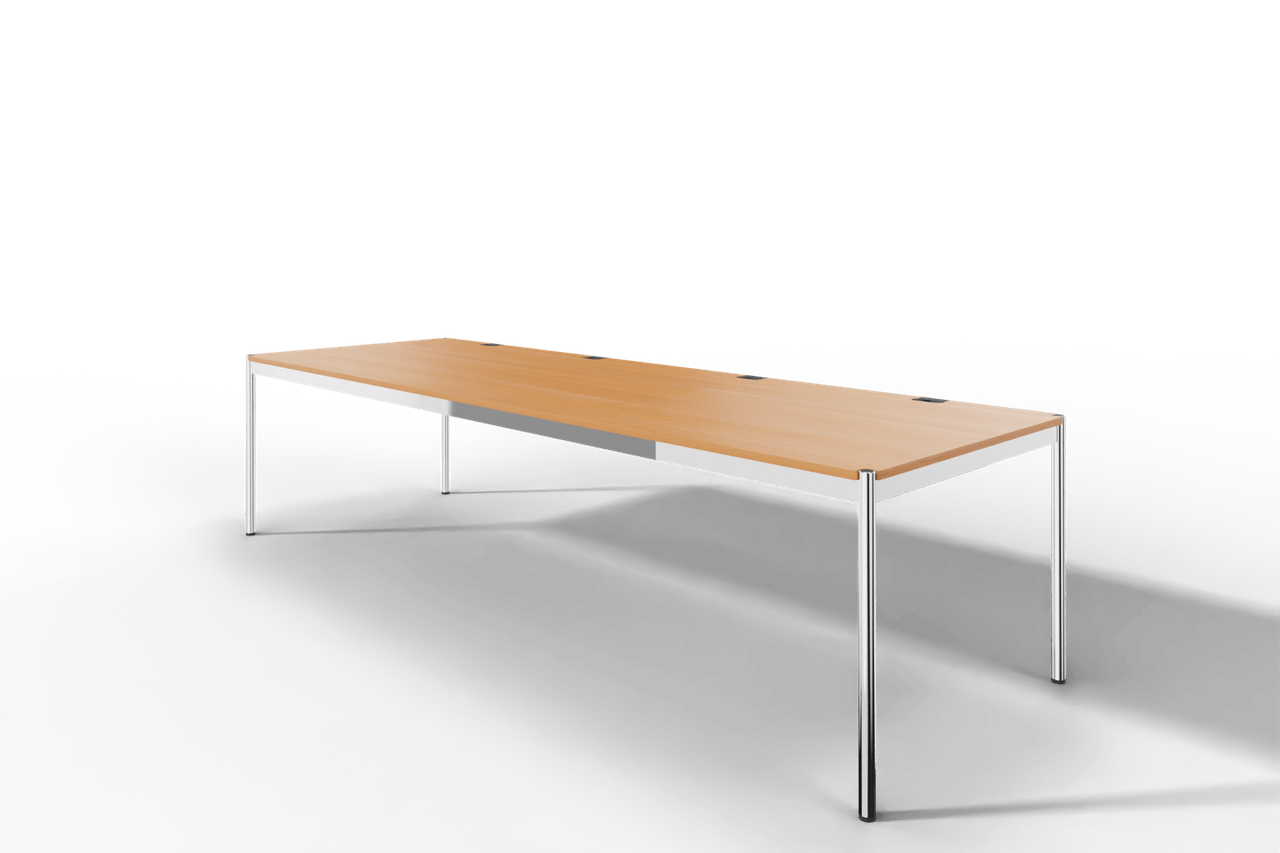 USM Haller Tisch Plus,Tiefe 1000 mm, Oberfläche Holz furniert Produktbild