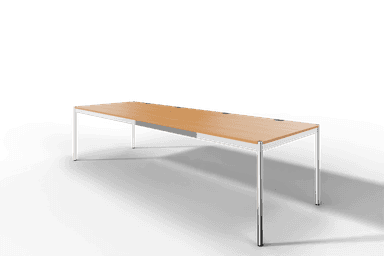 USM Haller Tisch Plus,Tiefe 1000 mm, Oberfläche Holz furniert Produktbild