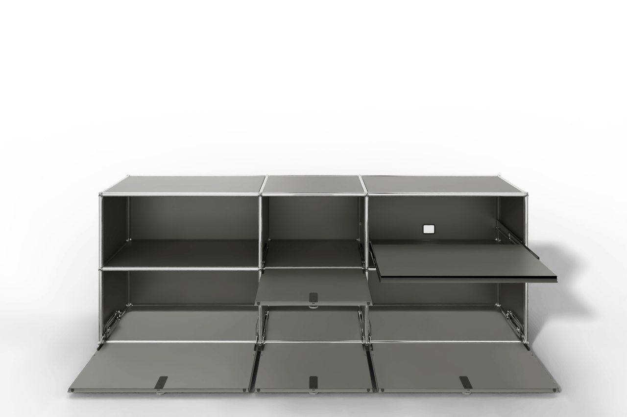 USM Haller Sideboard, 4 Klapptüren, 1 Ausziehtablar Produktbild