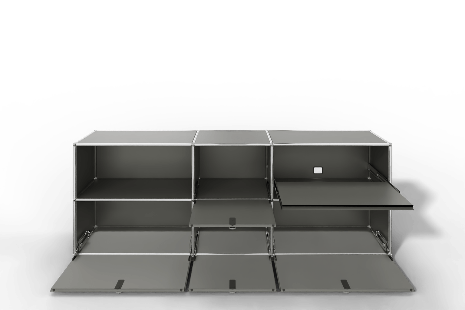 USM Haller Sideboard, 4 Klapptüren, 1 Ausziehtablar Produktbild