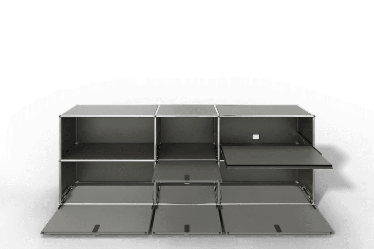 USM Haller Sideboard, 4 Klapptüren, 1 Ausziehtablar Produktbild