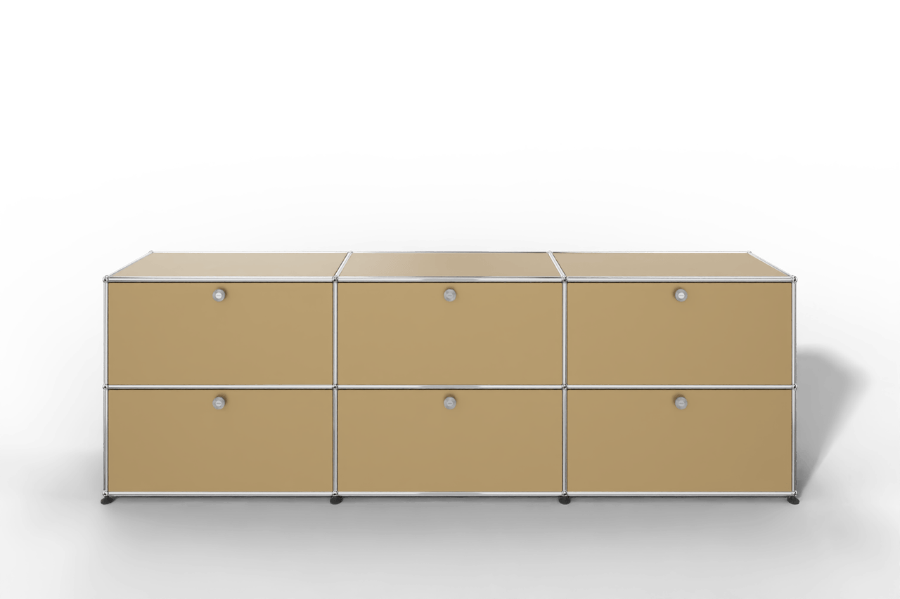 USM Haller Sideboard, mit 6 Klapptüren, von Paul Schärer & Fritz Haller Produktbild