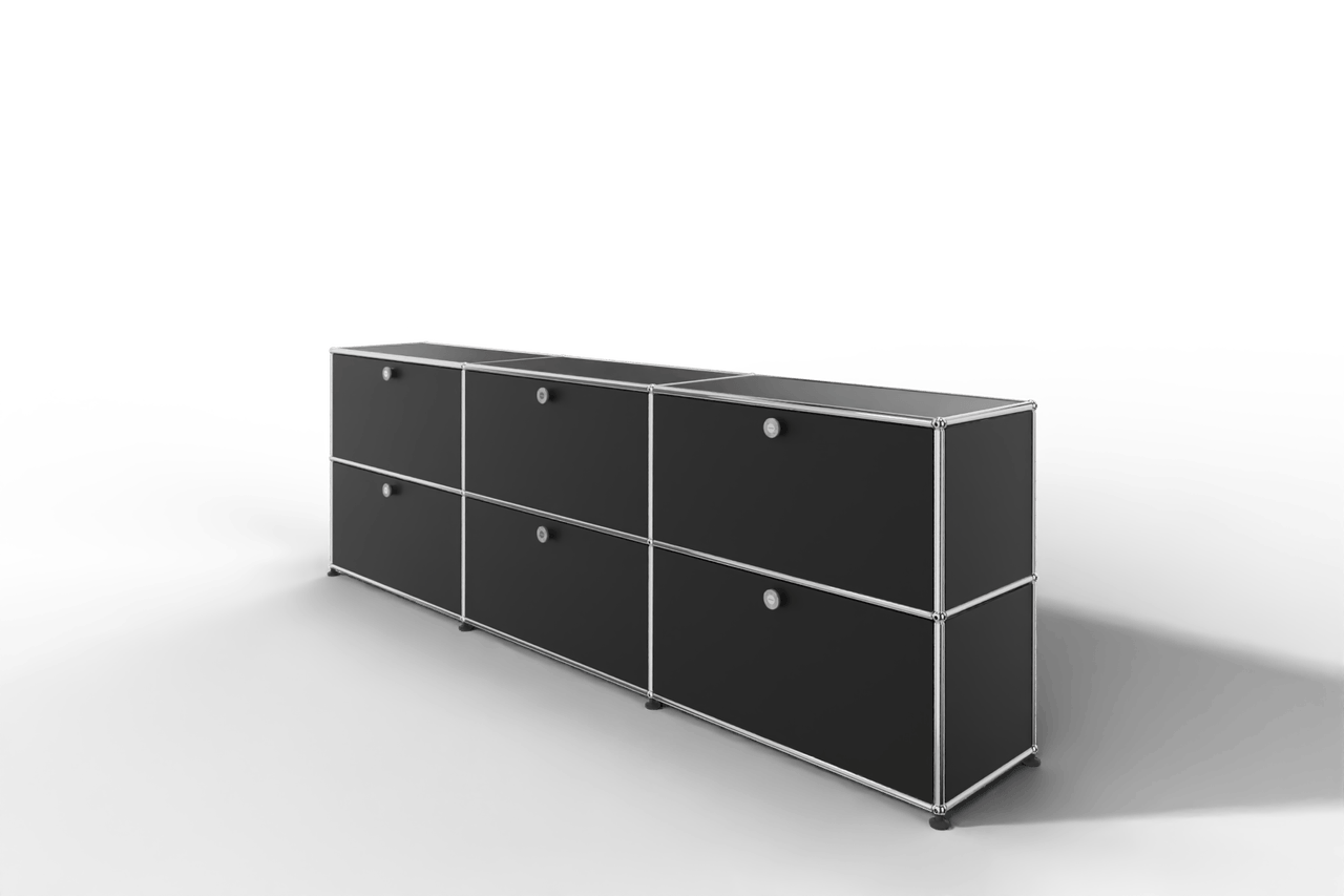 USM Haller Sideboard, mit 6 Klapptüren, von Paul Schärer & Fritz Haller Produktbild