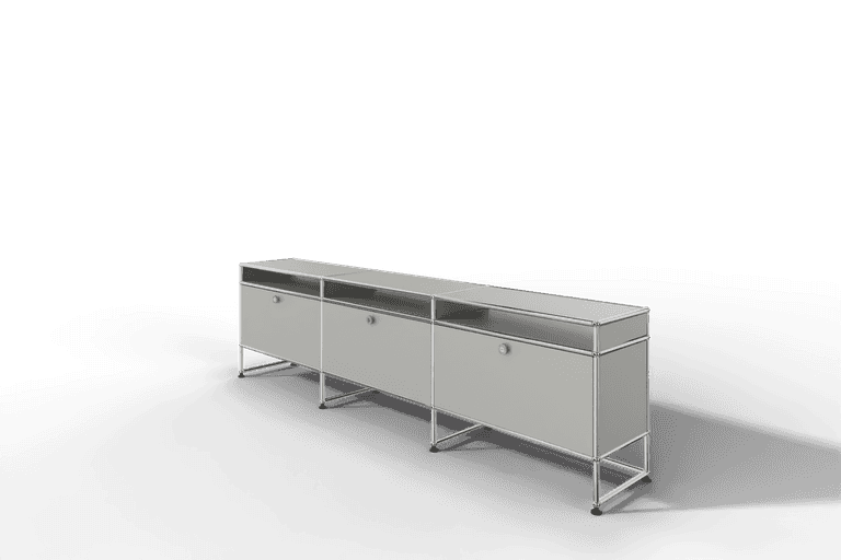 USM Haller TV-Lowboard, von Paul Schärer & Fritz Haller Produktbild