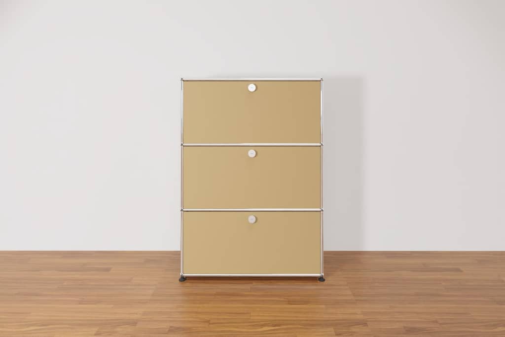 Original USM Haller Highboard mit 3 Klapptüren in beige