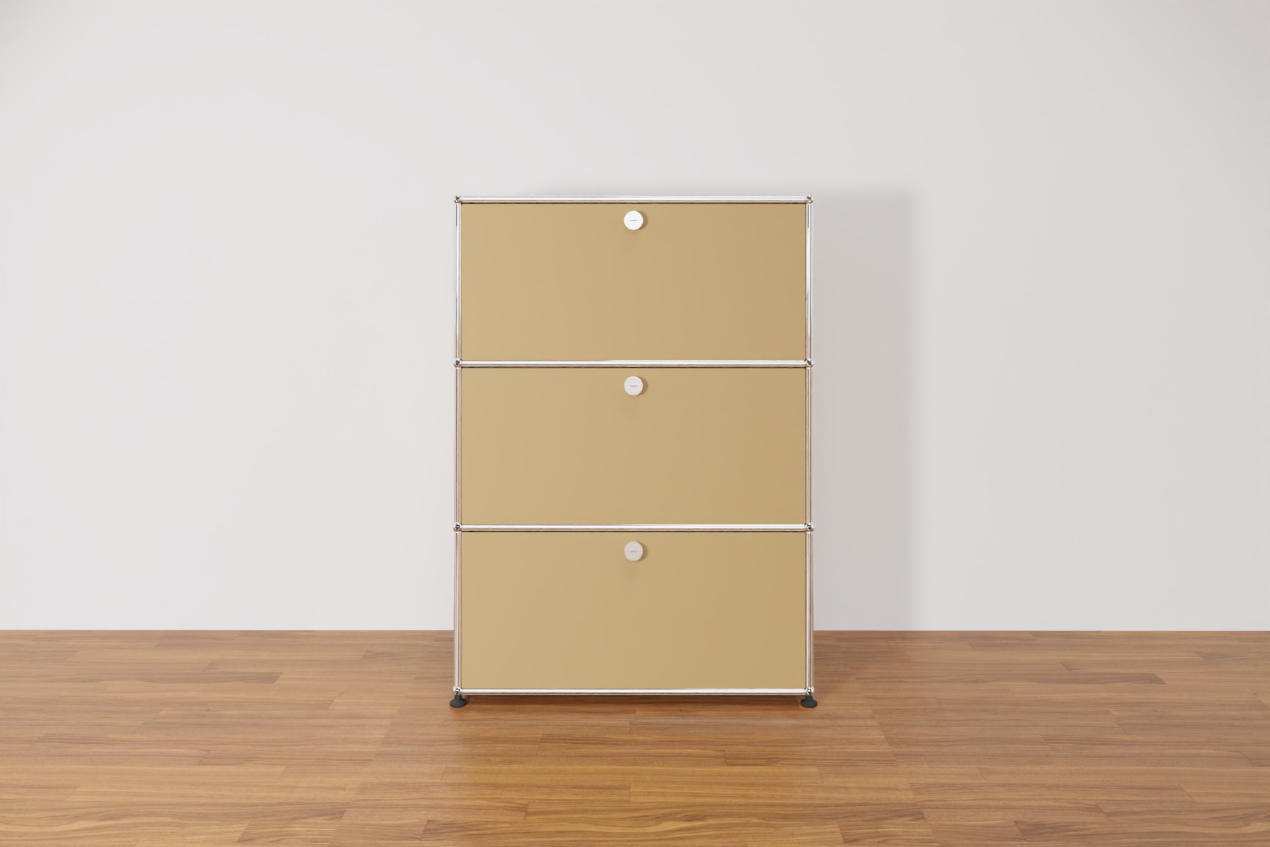 Original USM Haller Highboard mit 3 Klapptüren in beige Produktbild