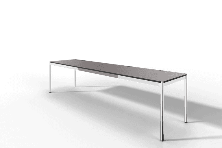 USM Haller Tisch Plus,Tiefe 750 mm, Oberfläche Kunstharz Produktbild