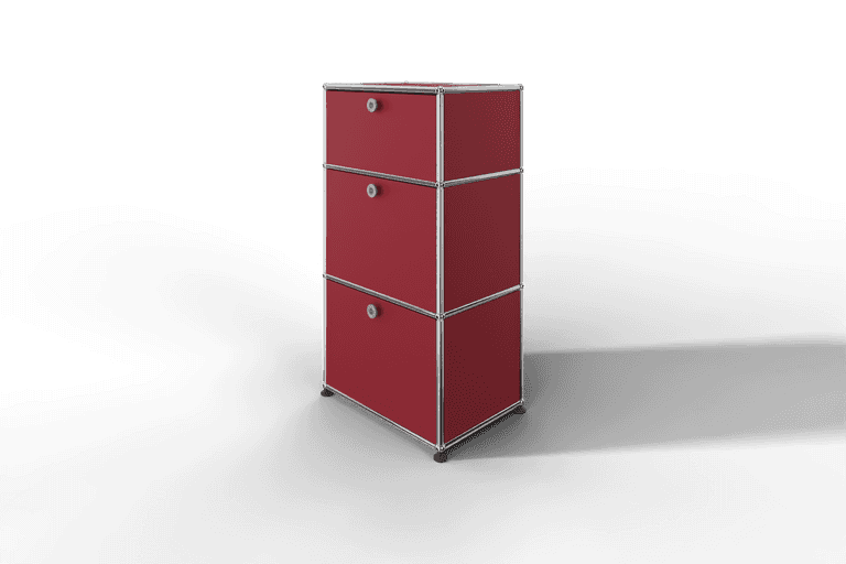 USM Haller schmales Highboard mit 3 Klapptüren. Produktbild