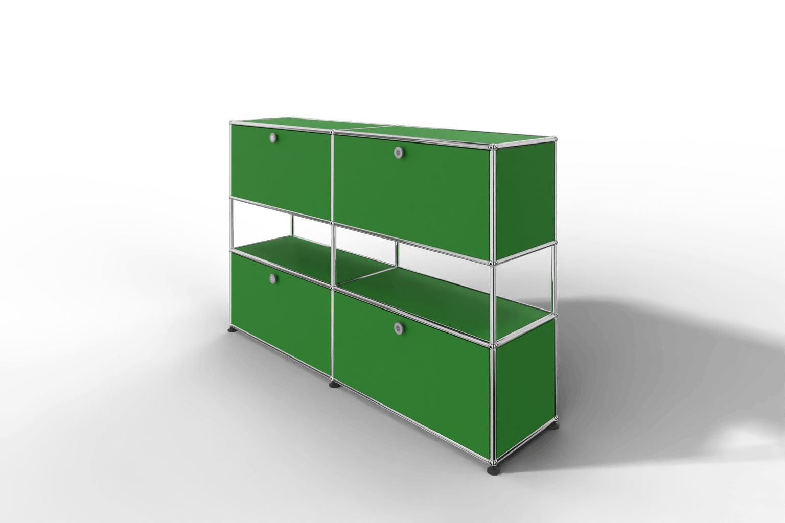 USM Haller Highboard mit 4 Klapptüren und offener Ebene Produktbild