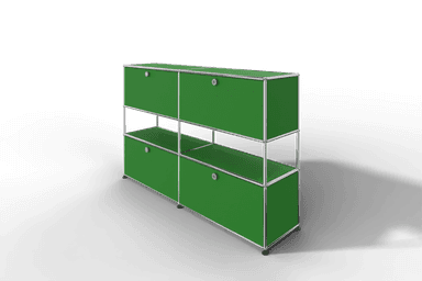 USM Haller Highboard mit 4 Klapptüren und offener Ebene Produktbild