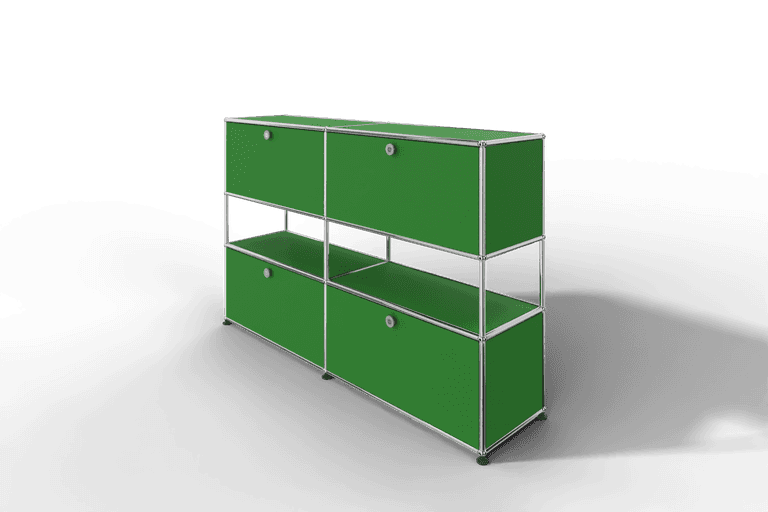 USM Haller Highboard mit 4 Klapptüren und offener Ebene Produktbild