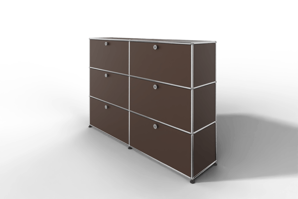 USM Haller Highboard, mit 6 Klapptüren, von Paul Schärer & Fritz Haller Produktbild