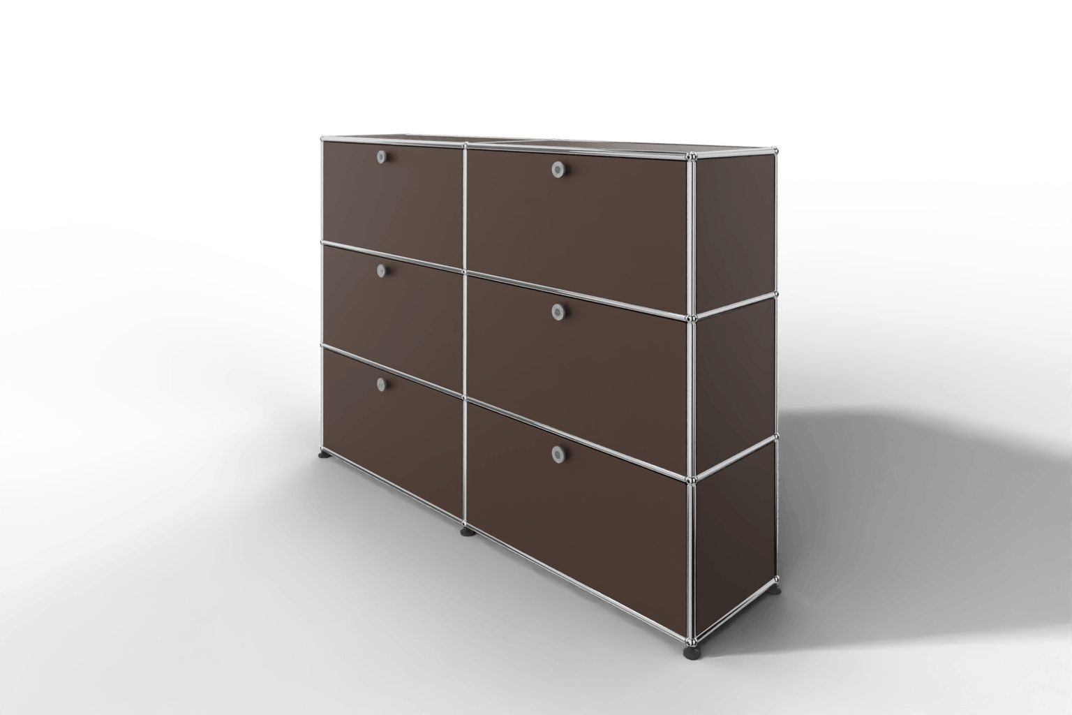 USM Haller Highboard, mit 6 Klapptüren, von Paul Schärer & Fritz Haller Produktbild