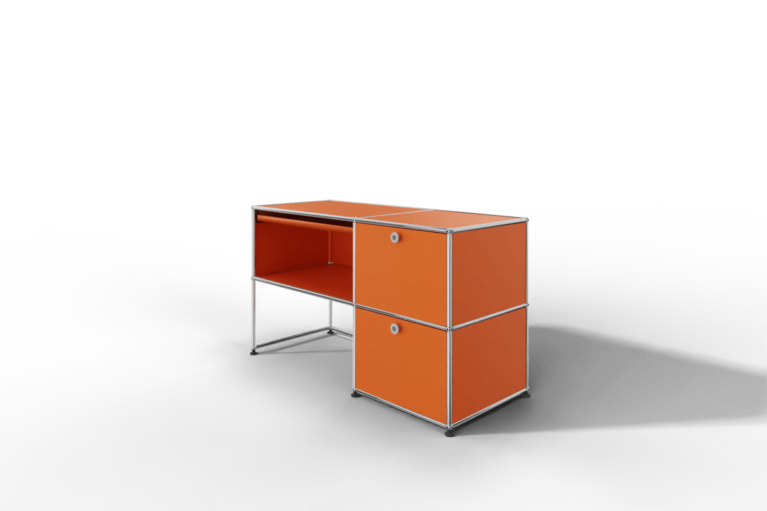 USM Haller Arbeitsplatz mit zwei Klapptüren Produktbild