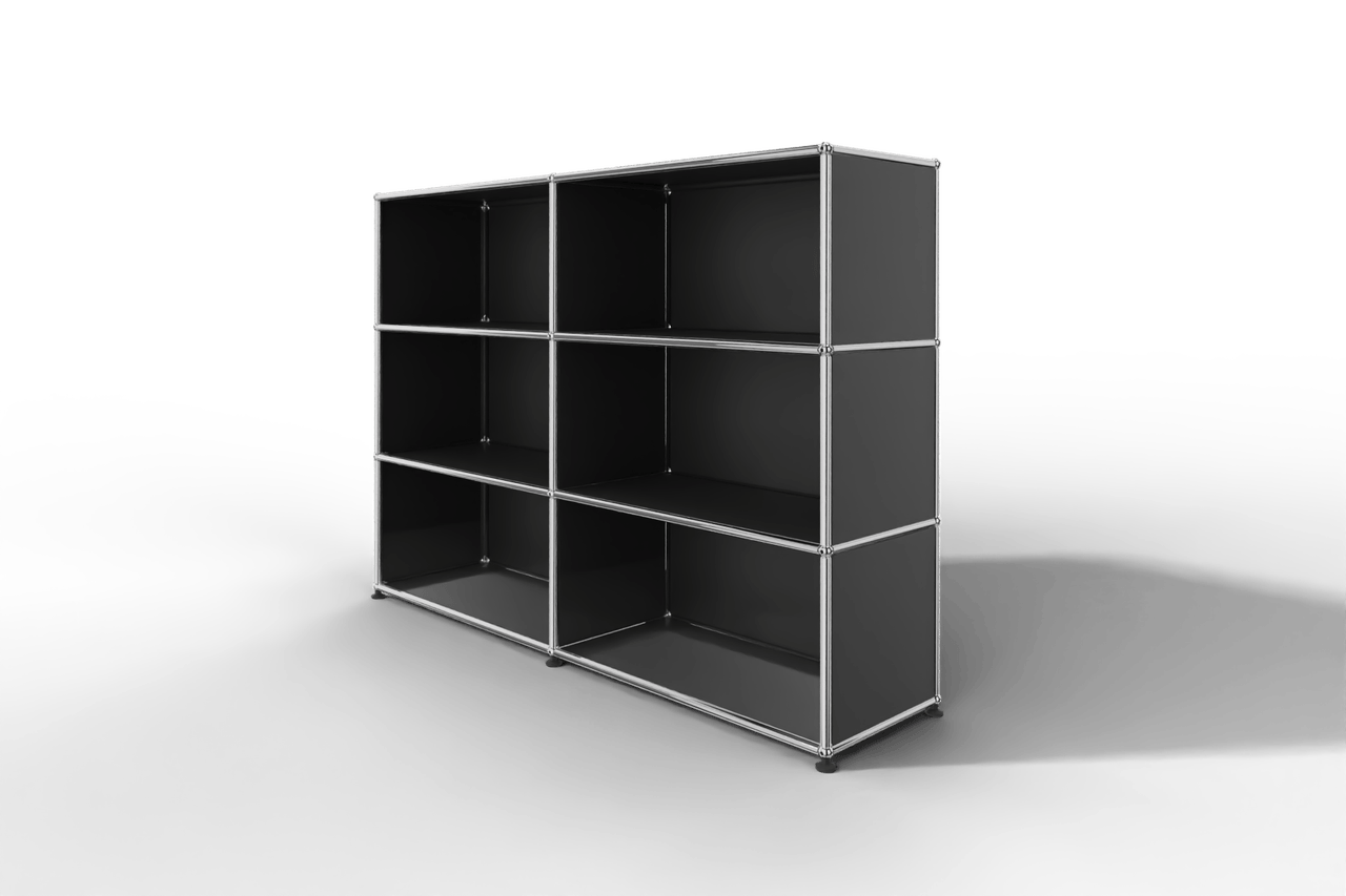 USM Haller Highboard mit 6 offenen Fächern in 14 Farben Produktbild
