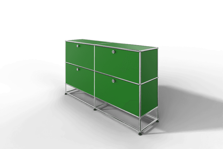 USM Haller Sideboard, mit 4 Klapptüren und Sockel von Paul Schärer & Fritz Haller Produktbild