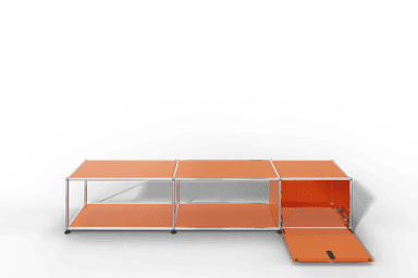 USM Haller Lowboard, mit 1 Klapptüre, von Paul Schärer & Fritz Haller Produktbild