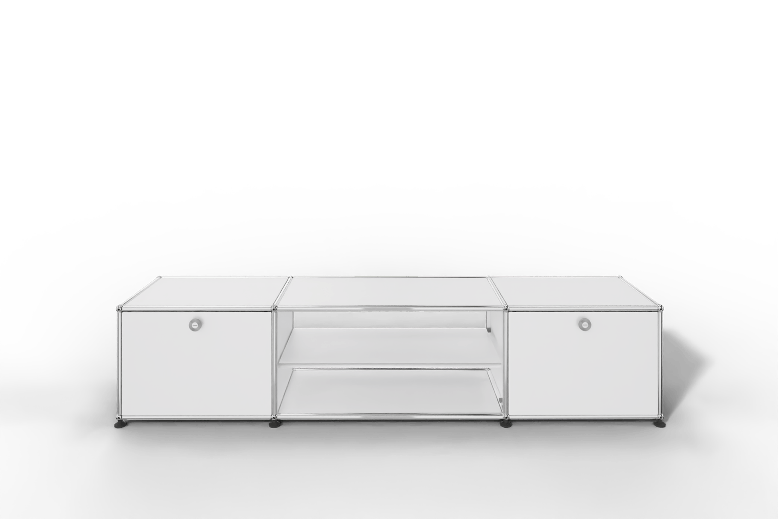 USM Haller TV-Lowboard mit Mittelteil und Zwischentablar Produktbild