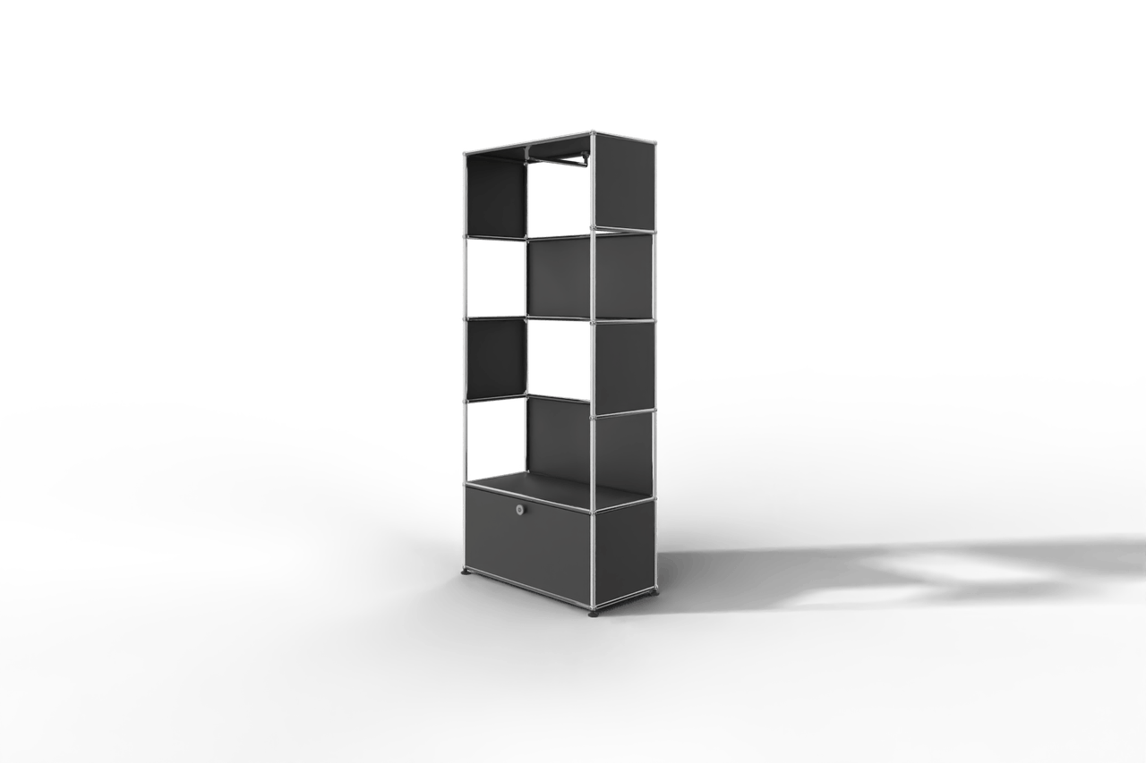 USM Haller Garderobe, 750 mm breit, mit Klapptüre Produktbild