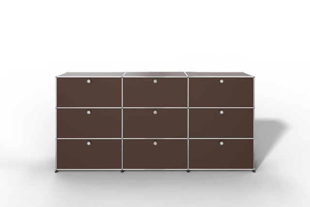 USM Haller Highboard mit 9 Klapptüren