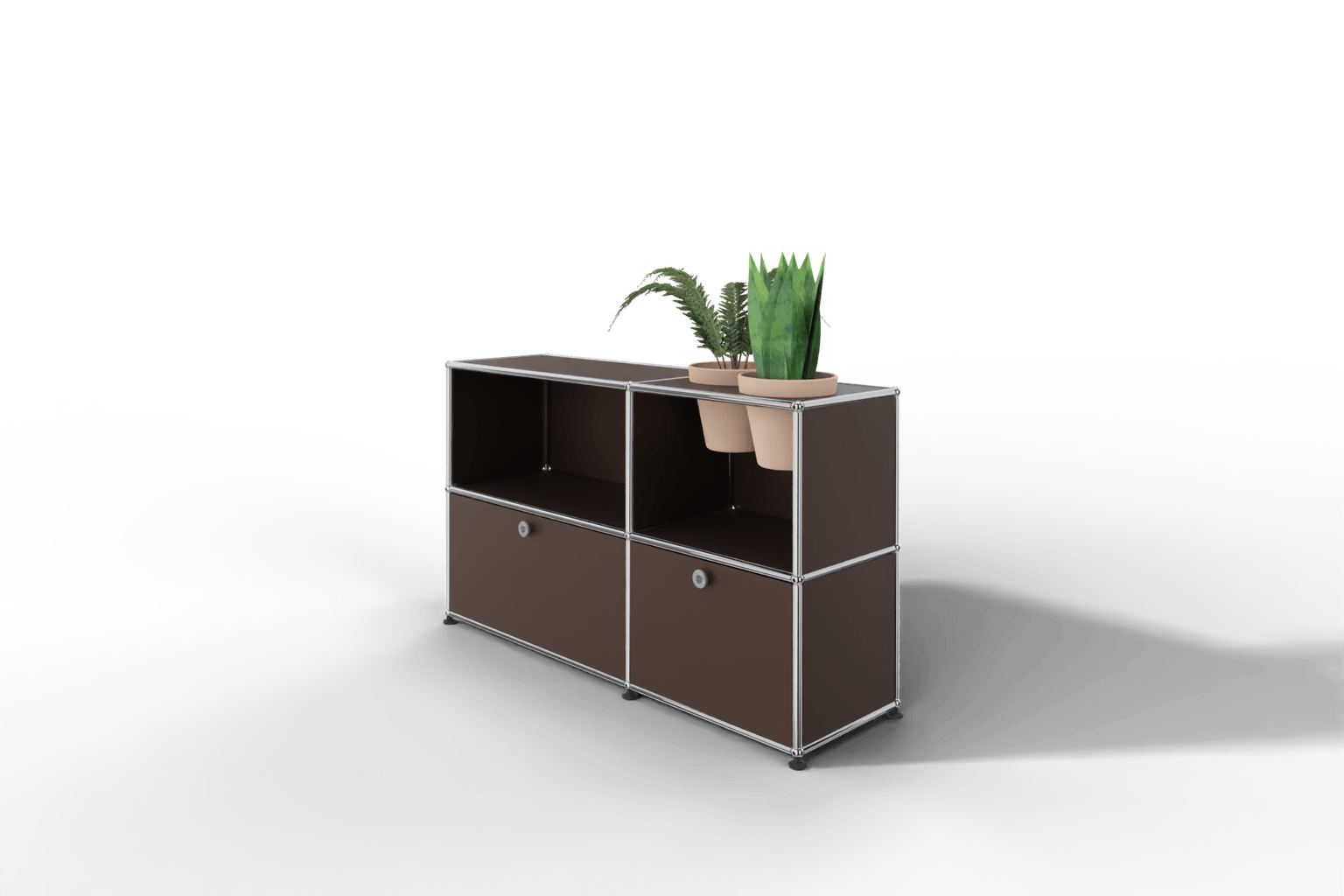 USM Haller Sideboard mit Klapptüren und Pflanzeneinsatz Produktbild