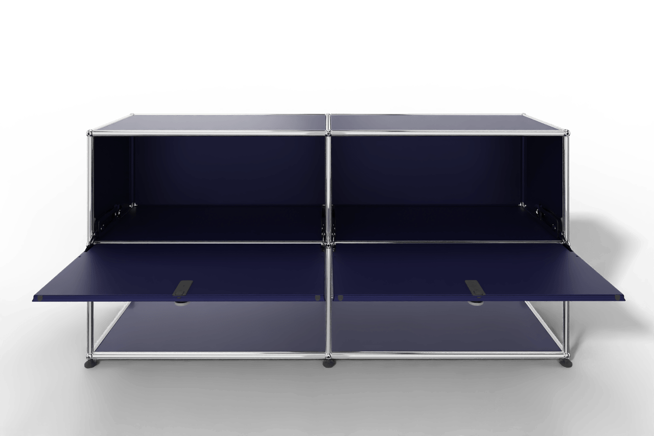 USM Haller Sideboard, 2 Klapptüren, untere Ebene offen Produktbild