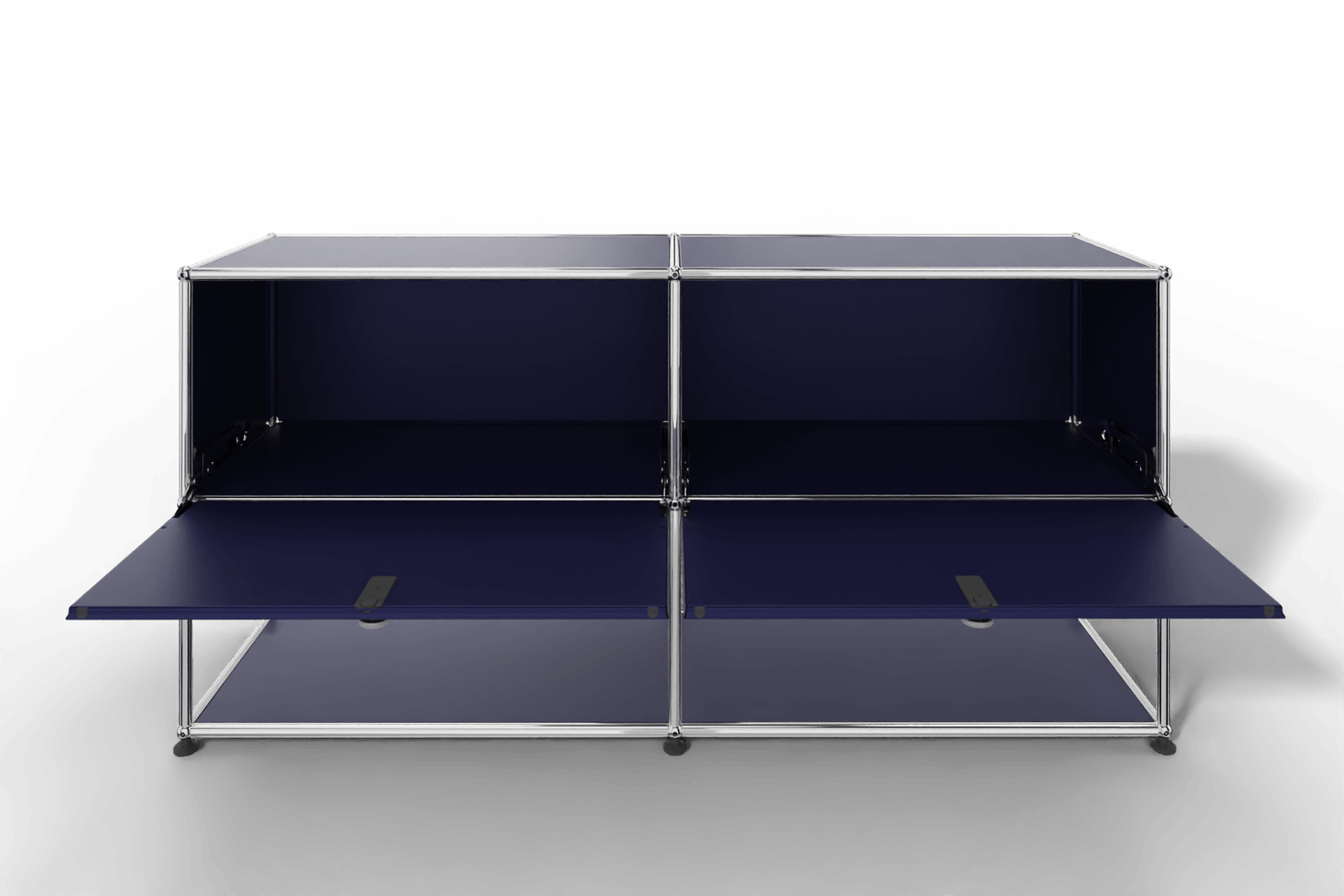 USM Haller Sideboard, 2 Klapptüren, untere Ebene offen Produktbild