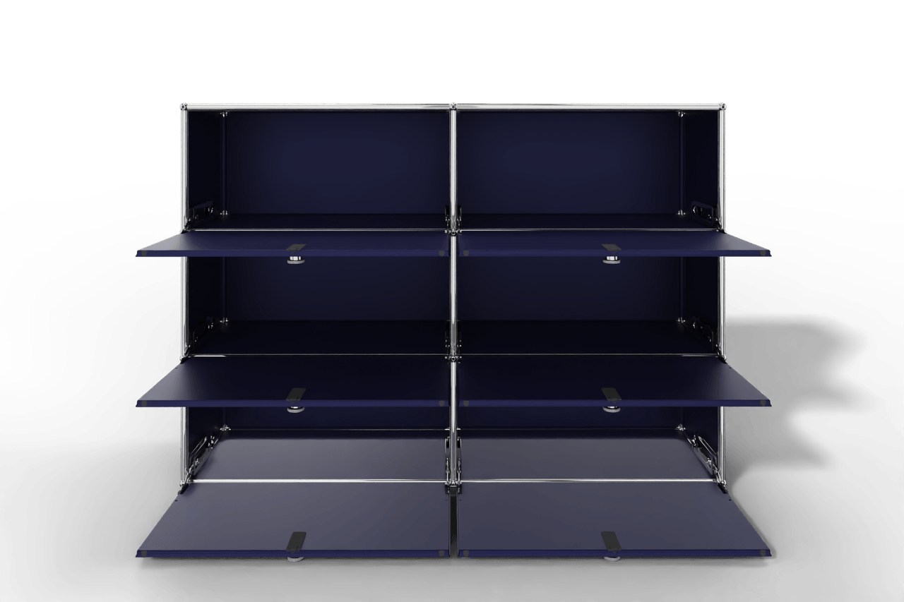 USM Haller Highboard, mit 6 Klapptüren, von Paul Schärer & Fritz Haller Produktbild