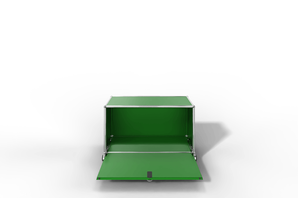 USM Haller Lowboard klein mit einer Klapptüre - auf Rollen Produktbild