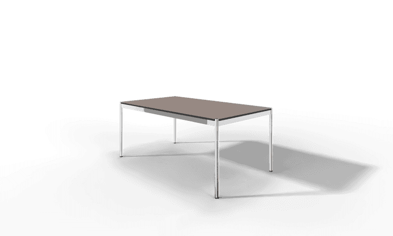 USM Haller Tisch, Tiefe 1000 mm, Linoleum beschichtet, aus 5 Farben wählbar, Tischlänge wählbar Produktbild