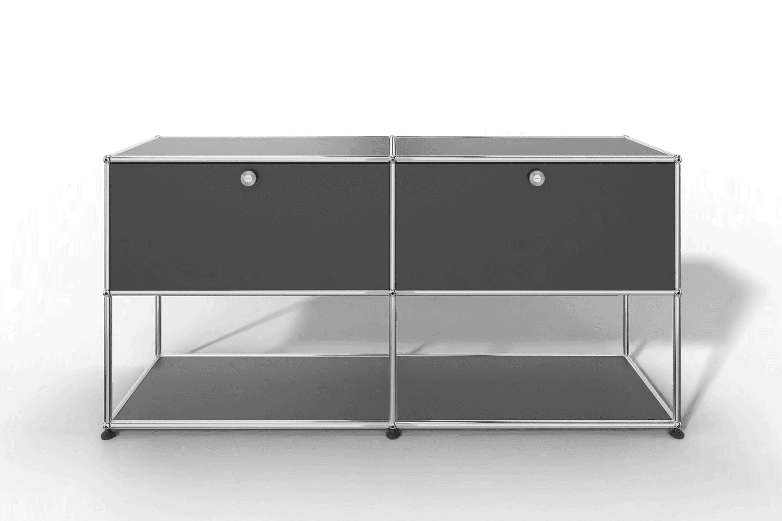 USM Haller Sideboard, 2 Klapptüren, untere Ebene offen Produktbild