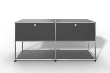 USM Haller Sideboard, 2 Klapptüren, untere Ebene offen Produktbild