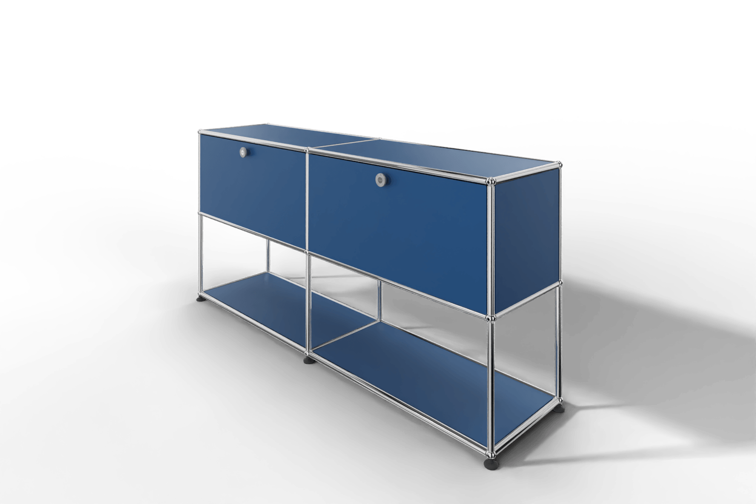 USM Haller Sideboard, 2 Klapptüren, untere Ebene offen Produktbild