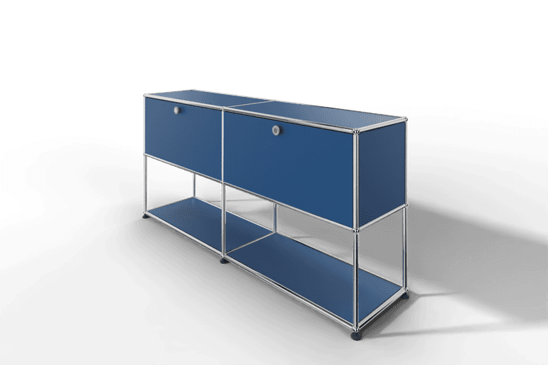 USM Haller Sideboard, 2 Klapptüren, untere Ebene offen Produktbild