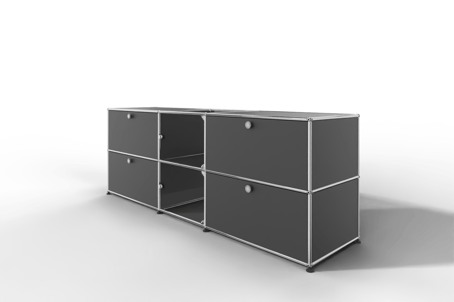 USM Haller Sideboard mit Vitrinen-Element Produktbild