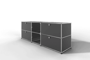 USM Haller Sideboard mit Vitrinen-Element Produktbild