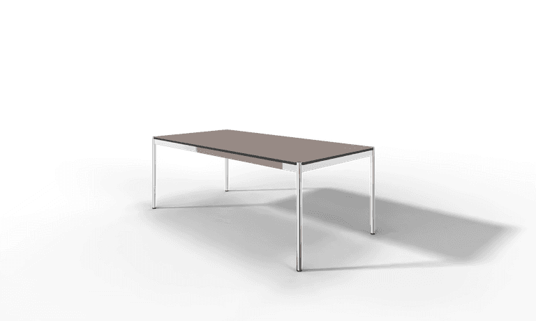USM Haller Tisch, Tiefe 1000 mm, Linoleum beschichtet, aus 5 Farben wählbar, Tischlänge wählbar Produktbild