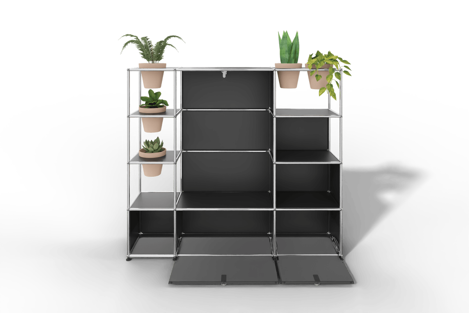 USM Haller Garderobe mit Pflanzeneinsatz Produktbild