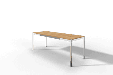 USM Haller Tisch Plus,Tiefe 750 mm, Oberfläche Holz furniert Produktbild