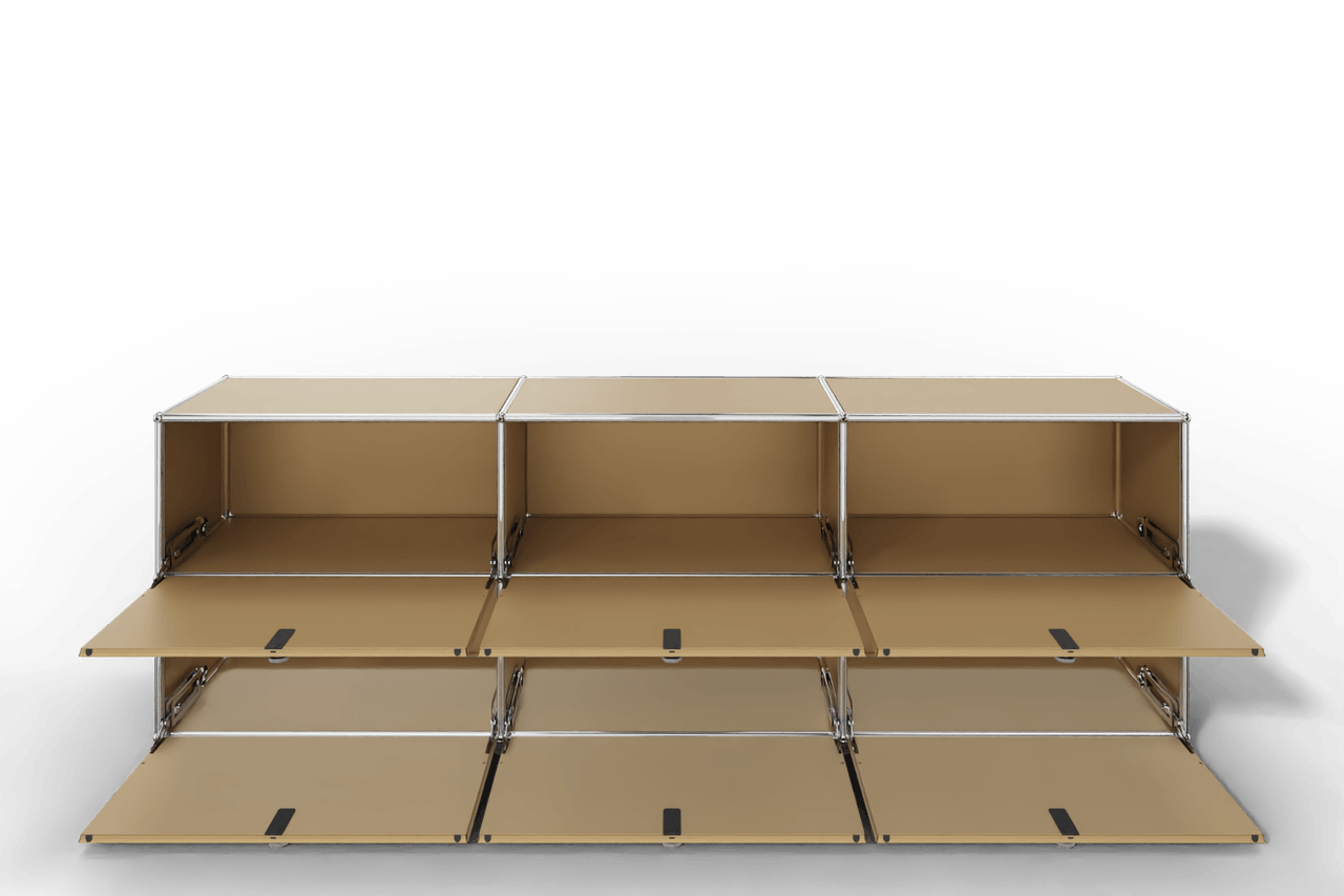 USM Haller Sideboard, mit 6 Klapptüren, von Paul Schärer & Fritz Haller Produktbild