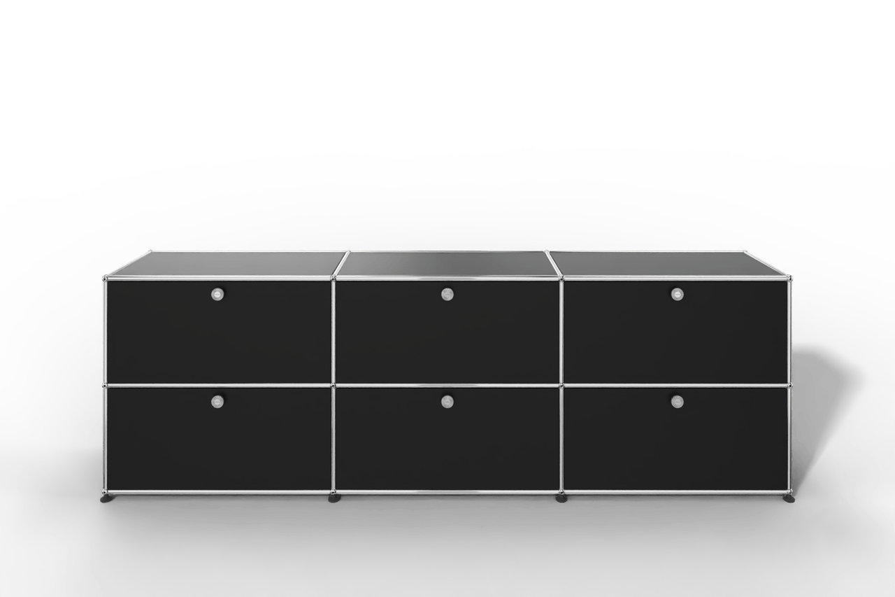 USM Haller Sideboard, mit 6 Klapptüren, von Paul Schärer & Fritz Haller Produktbild