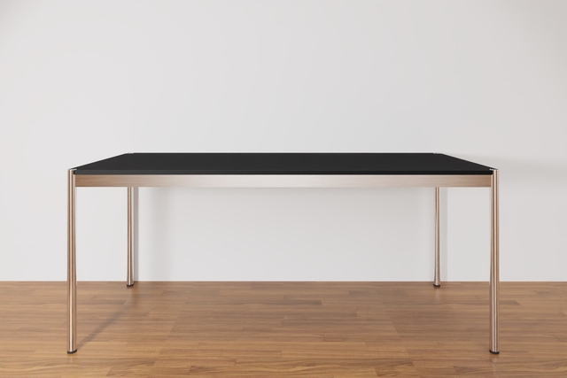 USM Tisch, Linoleum nero, 1750x750 mm