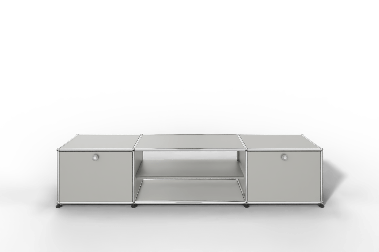 USM Haller TV-Lowboard mit Mittelteil und Zwischentablar Produktbild