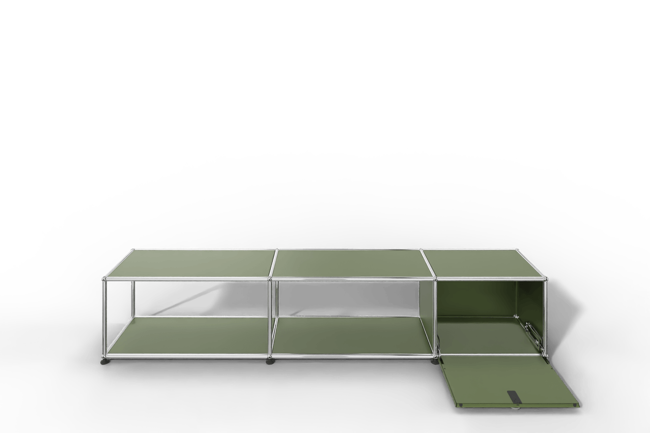 USM Haller Lowboard, mit 1 Klapptüre, von Paul Schärer & Fritz Haller Produktbild